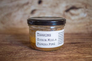 terrine cochon, miel et paprika fumé 150 g 