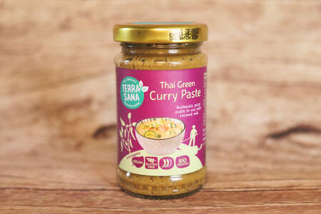 Pâte de curry vert thaï piquant 120 g BIO
