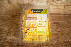 ravioli fromage de chèvre, miel et noix 250 g BIO