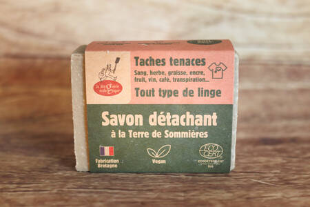 Savon détachant à la terre de sommière 150 g BIO