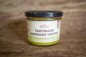 Tartinade asperge verte et noisette grillée 90 g 